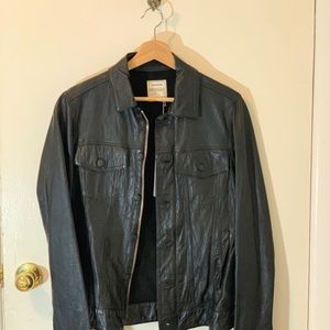 Men’s Z&V Leather Jacket worn once for sale!